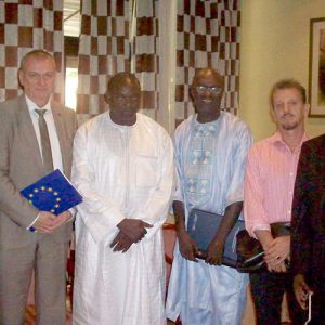 Image of EU Ambassador to The Gambia held strategic talks with President Barrow